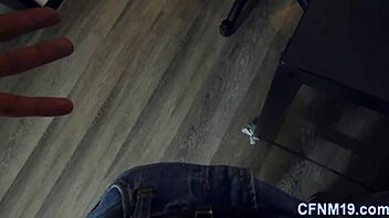 clothed teen 18+ drops to knees for hardcore pov cock sucking