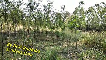 Country fields hide steamy encounters with seductive Indian beauty under open skies