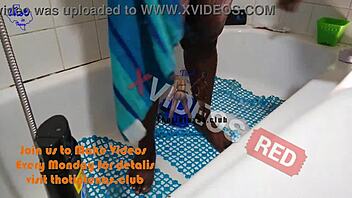 ebony milf rides cock drilling fat pussy