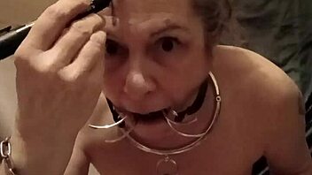 french milf maid bound flashed spanked in public bdsm humiliation!