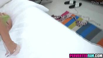 yo thick blonde teen, fucking my voyeur stepbro hard