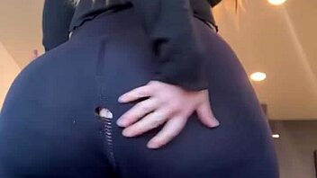 thick pawg stretches tight pants ripping clothes off big ass tits
