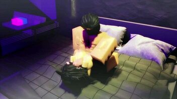 Fucking My Hot Roblox Neighbor's Big Tits Creampie!