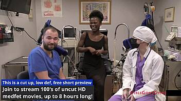 Rina Arem's Gyno Exam Spreads Pussy for Doctor Tampa