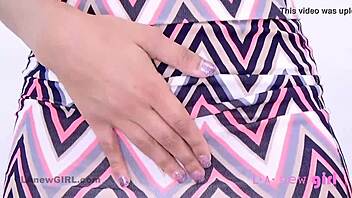 glamorous tall brunette model pussy insertion vibrator orgasm in heels