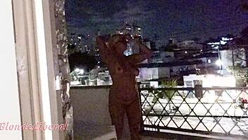 trailer: public balcony fuck with married woman caught on camera