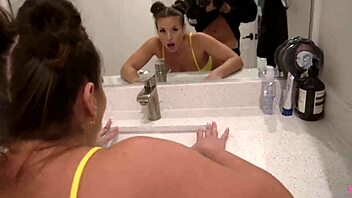 mandy waters gets super horny and fucks my cock at home