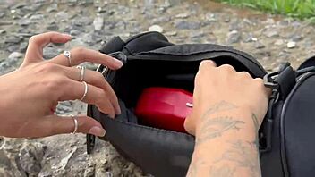 Black couple shares beach stranger for bisexual fun