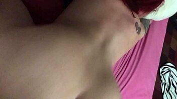 Latina redhead cheats with rough doggy pounding her wet farting pussy