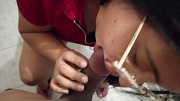Big Ass Latina Deepthroats Brother's Monster Cock
