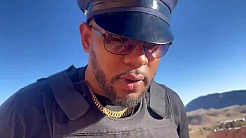 Officer Forces Inmates to Deepthroat His Monster Cock!