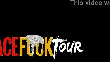 hot brunette slut drools messy on big dick in nasty pov closeup