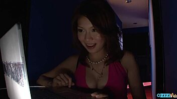 i tease this asian babe's clit with toys bondage licking