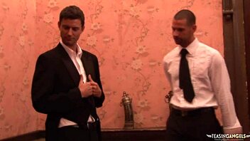 Blonde milf loves mmf threesome anal creampie doggystyle