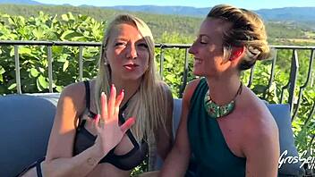 Pam belle's tight holes destroyed by ffm sluts