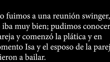 latina housewife isa flashes rides solo friend in swinger cuckold meet