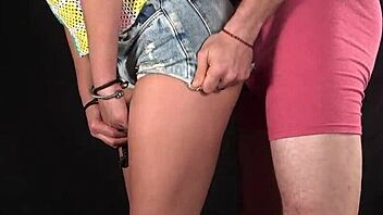 she loves being tied while i fuck her standing doggystyle 😈🔥