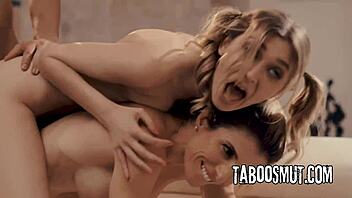 petite marykate moss rides cory chase in rough taboo threesome doggystyle cowgirl