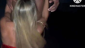 Big black cock fucks married latina creampie swing cabin