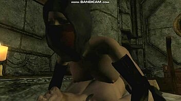 skyrim anri seducer rides raegars big cock tits bouncing hard