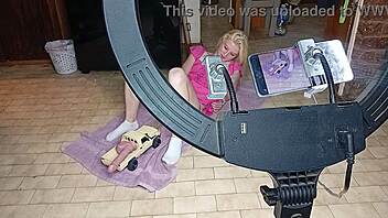 roommates ram rc car dildo deep in my teen pussy