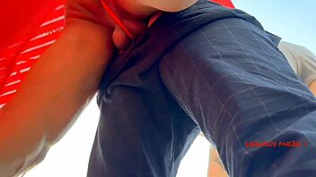 horny ladyboy legacy in red rams big cock into client candy's ass