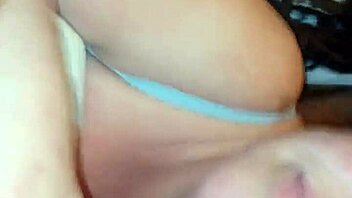 sexy pawg resaboo's pink lingerie pussy soaked by big black monster cock