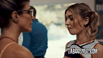 petite marykate moss rides cory chase in rough taboo threesome doggystyle cowgirl