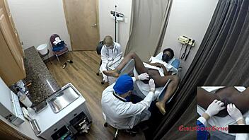 Rina Arem's Gyno Exam Spreads Pussy for Doctor Tampa