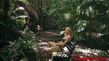 oh god bondage teen roughfucked outdoors by stalker!