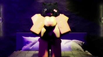 Fucking My Hot Roblox Neighbor's Big Tits Creampie!