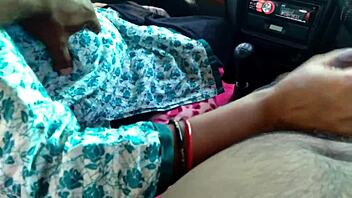 frustrated milf fingered moaned fucked hairy pussy car highway