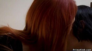 Bald Guy Dominates Bound Slaves In Kinky BDSM