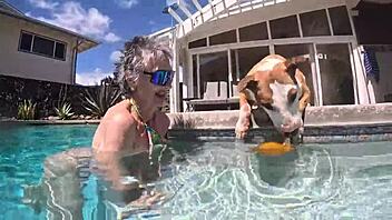 We swam naked in Hawaii Kai private pool!