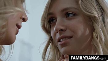 cute blair williams and giselle palmer trib and kiss to big orgasms