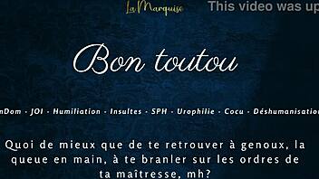 french femdom joi cuckold humiliation jerk off instructions bon toutou