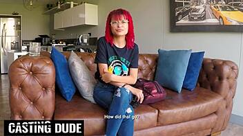 super tight latina teen cutie cums hard on first anal and sloppy deepthroat