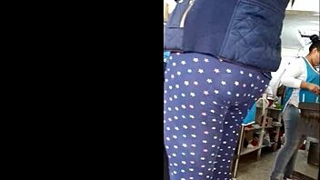 Voyeur spies juicy ass in steamy quesadilla tease