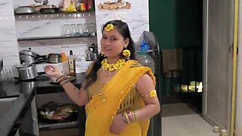 chubby indian couple bangs passionately during wild bridal sex romp