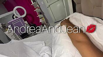 hot colombian ebony cheats with huge black cock in bed surprise