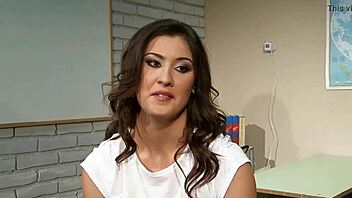 Interviewing DIANA STEWART before and after her INTENSE scene