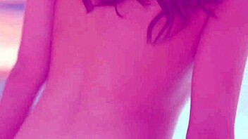 beautiful lana rhoades teases her big natural tits poolside then fingers pussy