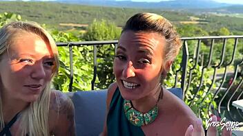 Pam belle's tight holes destroyed by ffm sluts