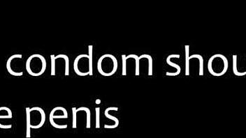 Watch this bitch slide condom on monster cock right? 😈🍆