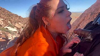 Officer Forces Inmates to Deepthroat His Monster Cock!