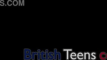 British Teen Sucks Swallows Cum in Sexy Lingerie