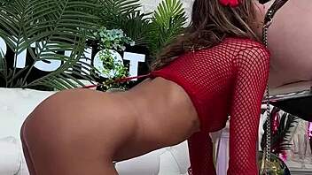 90-pound brunette kylie lebeau gets roughly fucked bent over by bryan gozzling