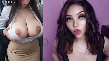 big tit korean cosplay slut takes brutal anal creampie