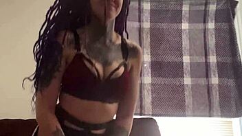 emo slut learns black cock lesson with rough doggystyle domination