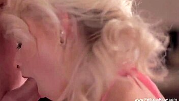 experienced cfnm blowjob with elegance as she sucks and swallows gracefully